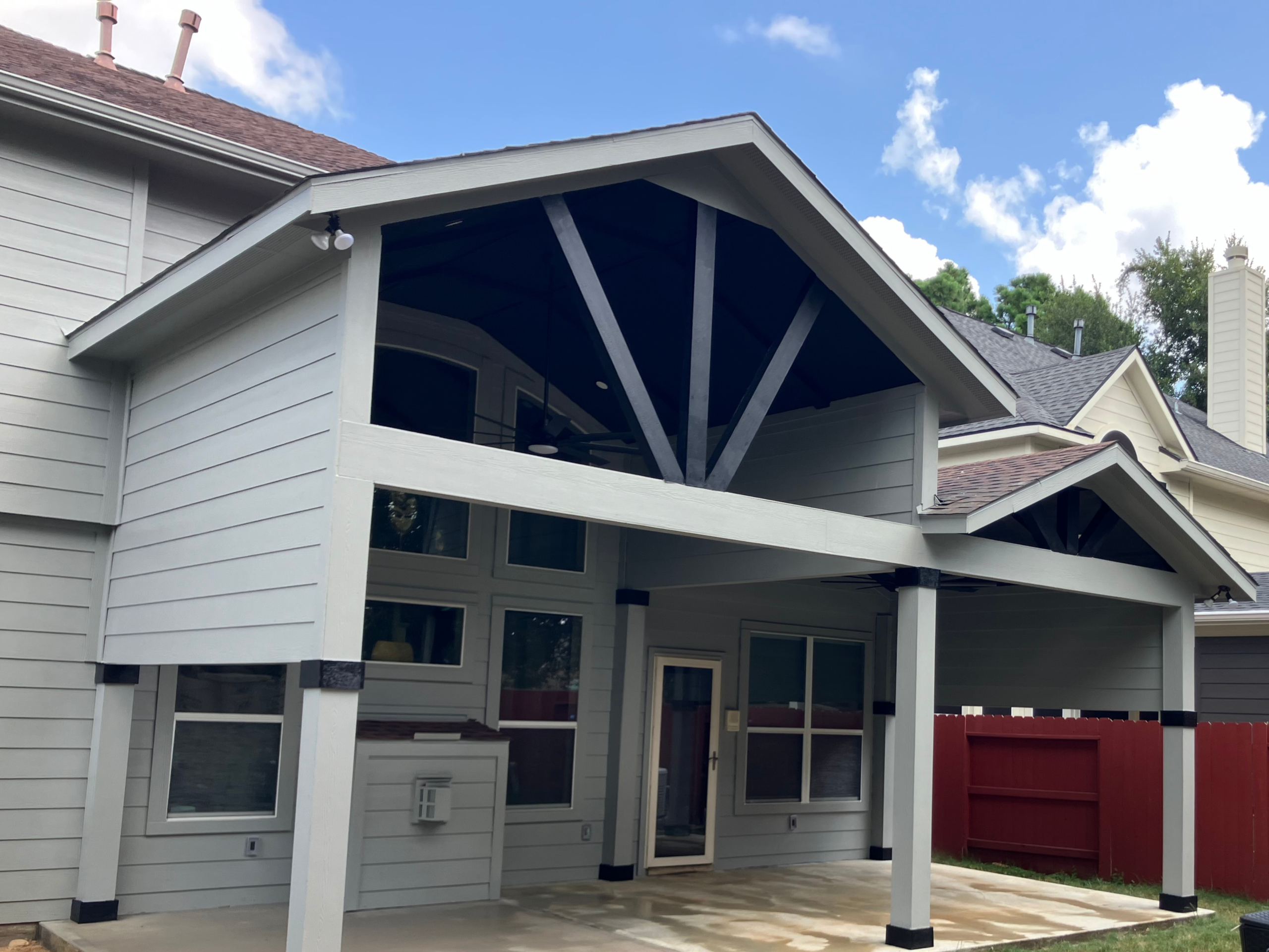 double attached shade cover