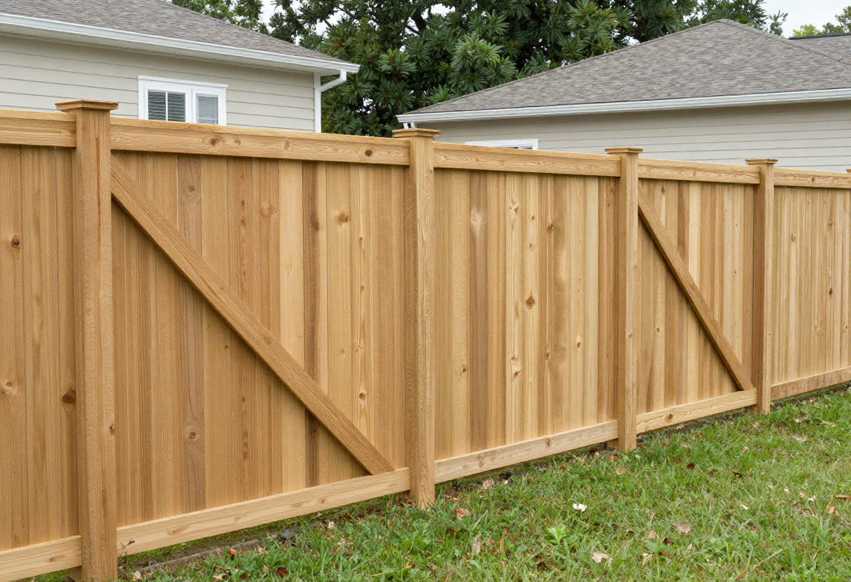 new wood home fencing in tx